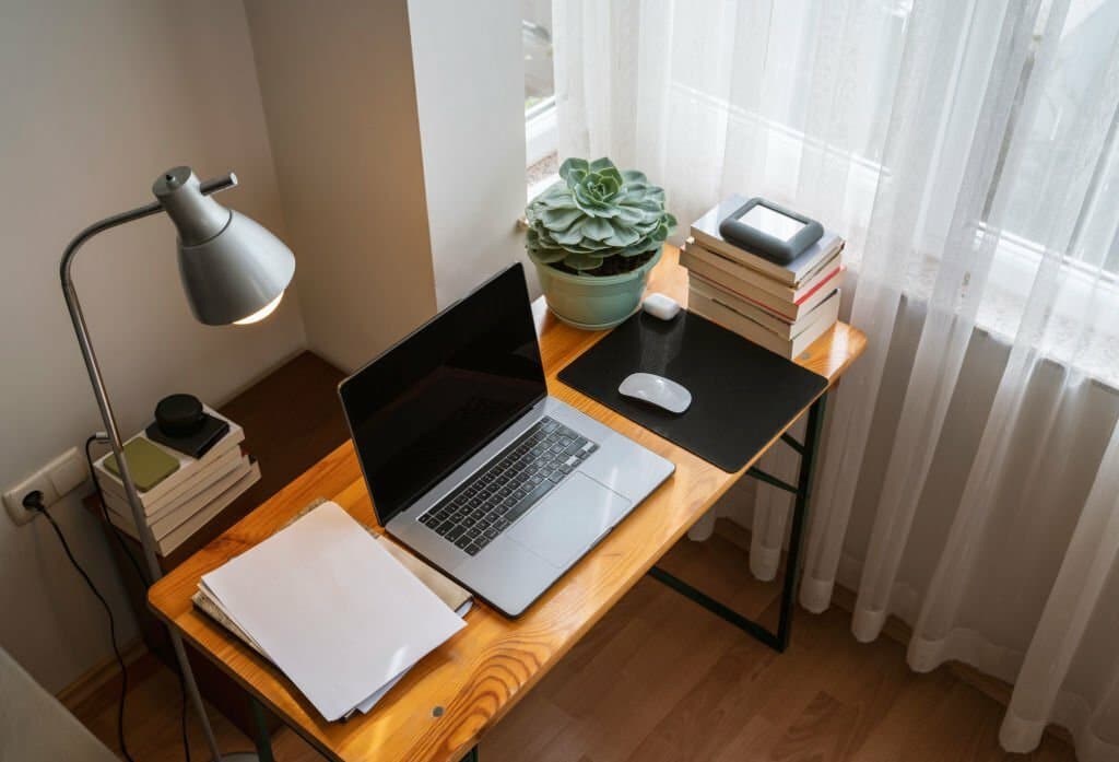 Ergonomic office setup